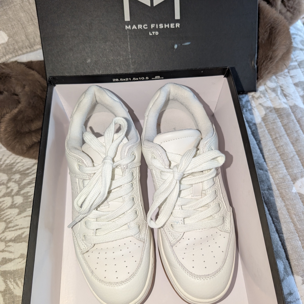 Marc Fisher White Sneakers
